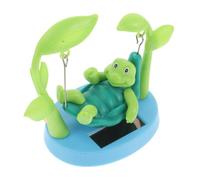 GRIRIW Figurine Tortue Solaire Dansante pour Tableau de Bord Voiture Décoration Mignonne et Amusante Alimentation Solaire Installation Facile et Stable Cadeau Créatif pour Voiture