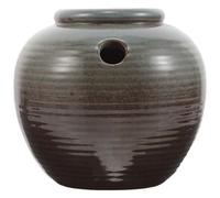 GRIRIW Fontaine à Cascade en Céramique Moyenne Taille Pot Décoratif Jet d'eau Apaisant Fontaine de Jardin Écologique pour Bassin et Terrasse Zen