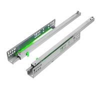 GRIRIW Glissières de Tiroir de Remplacement Capacité de Charge Élevée en Acier Argenté Structure Monobloc et pour Meubles Domestiques