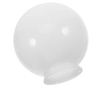 GRIRIW Globe de remplacement en verre sphérique 150 MM blanc laiteux pour ventilateur de plafond, diffuseur anti-éblouissement adapté salon et salle à manger