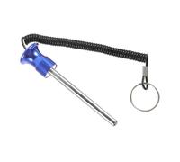 GRIRIW Goupille de Chargement Aluminium pour Musculation avec Corde Renforcée Installation Rapide Pin pour Piles de Poids et Résistante pour Machines de Gym