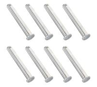 GRIRIW Goupille de Couplage pour Échafaudage M8X75 en Métal Argenté 8 Pièces Connecteur de Fixation Robuste et Compact Accessoire Professionnel pour Montage Sécurisé D’Échafaudages