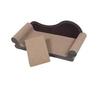 GRIRIW Griffoir pour Chat Intérieur Papier Ondulé Résistant Fauteuil Canapé Forme Lounge pour Protection Meubles et Relaxation des Félins