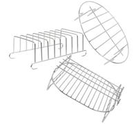 GRIRIW Grille Vapeur en Acier Inoxydable Épaisse et Solide, Support Polyvalent pour Friteuse à Air, Set de 1 Pièce, Adapté Cuisine Pratique et Solide