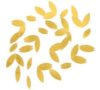 GRIRIW Guirlande Fanion en Papier Doré Feuille 4pcs, Décoration Suspendue Facile à Utiliser pour Fête et Célébration à Thème Mariage Anniversaire