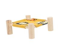 GRIRIW Hamac pour Hamster 1 Lit de Camp Respirant en Coton Lit Suspendu Doux pour Petit Animal Accessoire de Cage pour Cochon d'Inde et Lapin Confortable et Lavable