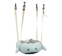 GRIRIW Hamac Suspendu pour Chat en Peluche Douce, Petit Lit Cosy pour Animaux de Compagnie, Lit Suspendu Intérieur Adapté aux Cages, Coussin Chaud et Respirant pour Chatons et Petits