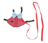 GRIRIW Harnais Réglable pour Lapins avec Laisse Confortable Gilet Doux et Respirant pour Petits Animaux Adapté Aux Lapins Hamsters et Autres Petits Compagnons