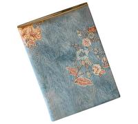 GRIRIW Housse de Protection Réglable pour Couverture Vintage Anti-usure Étui Décoratif Léger pour Cahiers et Manuels Ornemental pour Collection et Lecture