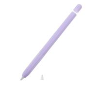 GRIRIW Housse en Silicone Antichoc pour Stylet de 2e Génération, Protection Complète, Accessoire Violet Wind Chime, Set 1 Capuchon 1 Housse 2 Embouts, Usage Tablette Tactile