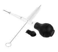 GRIRIW Injecteur de Viande en Acier Inoxydable Pompe à Jus, Accessoire pour Marinade de Porc et Bœuf, Outil Cuisine pour Barbecue et Cuisson en Plein Air