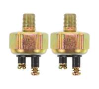 GRIRIW Interrupteur Feu Stop Hydraulique 2 Pièces pour Camions et Chargeuses Filetage 10 MM Remplacement Contacteur de Feu Stop Automatique