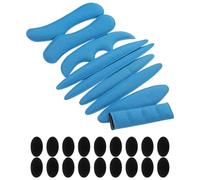 GRIRIW Kit de Rembourrage pour Casque de Vélo et Moto Coussinets en Mousse Souples et Respirants Ensemble Complet Coussins Intérieurs Absorbant Les Chocs Adapté à L'Entretien Confort