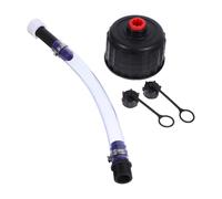GRIRIW Kit de Remplissage Carburant Résistant Haute Température avec Tuyau Flexible et Bouchons Étanches pour Automobile Installation Rapide pour Usage Course et Domestique