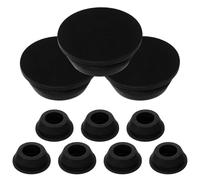 GRIRIW Lot de 10 Bouchons Ronds en Caoutchouc 20 Mm pour Climatiseurs, Bouchons de Vidange Étanches, Accessoires pour Systèmes de Climatisation, Kit de Réparation pour Unités Extérieures