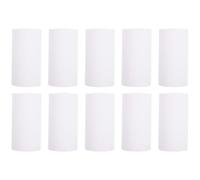 GRIRIW Lot de 10 Rouleaux de Papier Thermique pour Caisse, Papier Reçu Blanc 57x25 Mm, Surface Lisse et Impression Nette, pour Maison et Restaurant