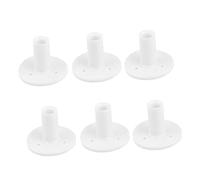 GRIRIW Lot de 12 Tees de Golf en Caoutchouc Blanc Base Large pour Tapis de Practice Intérieur et Extérieur, Accessoires Stables pour Entraînement Golf et Putting