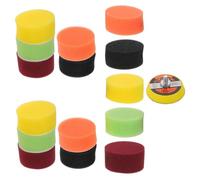 GRIRIW Lot de 16 Tampons de Polissage de 5 CM pour Voiture Kit Complet D’Éponges de Polissage en Mousse Douce pour Polisseuse Pneumatique Accessoires de Lustrage Auto pour Rénovation de