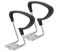 GRIRIW Lot de 2 Anneaux de Rechange Noirs pour Accoudoirs de Chaise de Bureau et Gaming Pièces Détachées Robustes Visserie de Fixation Remplacement D’Accoudoirs pour Réparation Facile