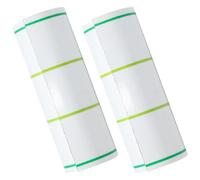 GRIRIW Lot de 2 Bandes Magnétiques de Phrases Blanches 60x12 Cm pour Tableau Blanc, Réutilisables, Effaçables à Sec, pour Apprentissage Scolaire et Mémos Quotidiens