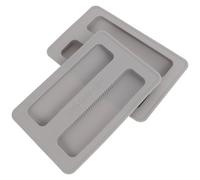 GRIRIW Lot de 2 Housses de Protection en Silicone Réutilisable pour Grille Couvercle Deux Grilles Taille Standard Couverture Ménagère pour Usage Quotidien Cuisine