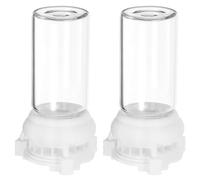 GRIRIW Lot De 2 Mangeoires à Fourmis Distributeur d'eau en Plastique Transparent 10 ML pour Nid De Fourmis Élevage Domestique Et Observation Scientifique