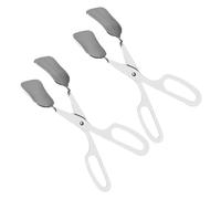 GRIRIW Lot de 2 Pinces Cuisine en Acier Inoxydable 25 Cm, Pinces pour Servir Buffet et Salade Large Bec, Ustensiles Cuisine Polyvalents pour Traiteur, Barbecue et Usage Domestique