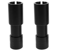 GRIRIW Lot De 2 Rehausseurs De Guidon pour Vélo Adaptateurs De Potence Rallonges De Potence De Fourche Accessoires pour Vélo De Route Noir