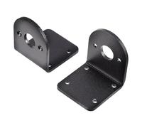 GRIRIW Lot de 2 Supports de Moteur à Engrenages en Alliage d'Aluminium Support Fixe Horizontal Anti-Rouille Compatible Moteurs 540/545/550/555 Accessoires de Montage Usage Bricolage