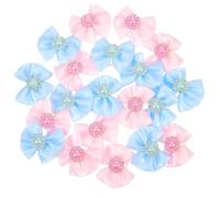 GRIRIW Lot de 20 Nœuds pour Chiens Élastiques Décoratifs Accessoires De Toilettage Taille Unique pour Animaux De Compagnie pour Chiots Et Petits Chiens