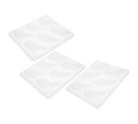 GRIRIW Lot de 3 Moules à Gâteau de Riz Antiadhésifs de Poisson Moules à Chocolat et Gelée DIY 6 Poissons par Accessoires de Cuisson pour Pâtisserie Maison et Bonbons