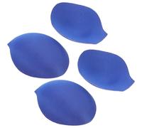 GRIRIW Lot de 4 Coquilles de Protection pour Hommes Perforées en U, Coussinets Souples Bleu Foncé, Protège-sous-vêtements Respirants et Réutilisables, Adaptés pour Natation et Sports