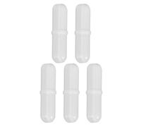 GRIRIW Lot de 5 Bâtonnets Magnétiques Ptfe 7x30 Mm, Barres D'agitation Résistantes aux Produits Chimiques, Agitateur Magnétique Laboratoire Haute Température Jusqu'à 250°c pour Mélange