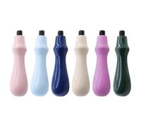 GRIRIW Lot de 6 Poignées de Tampons à Cire Vintage en Bois Taille Unique 23-28 Accessoires pour Sceaux de Cire Compatibles Tampons à Cacheter pour Enveloppes Invitations Mariage et