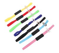 GRIRIW Lot de 7 Marque-Pages Élastiques en Cuir PU Mini Format Coloré Maintien de Page Ajustable pour Lecture pour Agenda et Livres Personnels