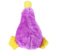 GRIRIW Mâcher pour Chien Petit Couineur en Tissu Souple Violet de Canard Dentaire pour Chiots pour Jeu et Entraînement des Petits Chiens