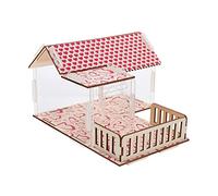 GRIRIW Maison De pour Hamster avec Tunnels Villa à Double pour Petits Animaux