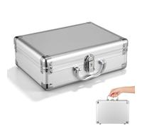 GRIRIW Mallette Rigide en Alliage D'aluminium Insert en Éponge, Poignée Confortable, Protection Renforcée pour Instruments et Caméras, Transport Sécurisé