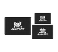 GRIRIW Manchon Antidérapant en Silicone Noir pour Tondeuse à Cheveux, Lot de 3 Pièces, Résistant la Chaleur Prise Confortable, Accessoire Coiffure pour Salon de Beauté