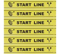 GRIRIW Marqueur pour Améliorer Jaune Sol pour Fléchettes en et Ligne de PVC d'avis Sol Pratique Guide Utile Le Jeu Lors de Parties Entre Amateurs