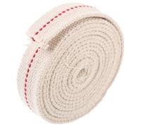 GRIRIW Mèche De Lampe à Huile 9.8 Pieds 100% Coton Mèche Plate pour Brûleur Largeur 2.5 Cm pour Lanternes Et Lampes à Pétrole Facile à Utiliser