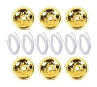 GRIRIW Mèches pour Lampe à Huile 12 Pièces 6 Mèches en Aluminium Longues pour Lampe à Beurre Accessoires pour Bougies et Bougeoirs