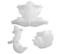 GRIRIW Moule en Silicone Réutilisable pour Résine Époxy Formes D'animaux Grenouille, Lézard et Escargot, Facile à Nettoyer pour Créations Artisanales Décoratives