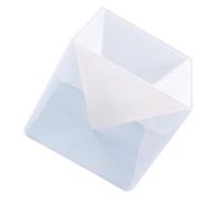 GRIRIW Moule Pyramidal en Silicone Transparent pour Boîtier De Bureau, DIY Créatif, Flexible Et Solide, Accessoire De Loisirs Créatifs pour Organisation Et Décoration, Artisanat d'art