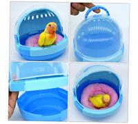 GRIRIW Nid de Voyage Portable pour Perroquets avec Cage à Main Légère et Coussin Doux Transporteur Pratique pour Petits Oiseaux et Animaux de Compagnie Couleur Couleur Aléatoire