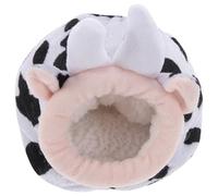 GRIRIW Nid en Coton pour Hamster Chaud et Confortable, Maison d'hiver de Vache, Cachette Privée et Douillette Sommeil des Petits Animaux Couleur Aléatoire