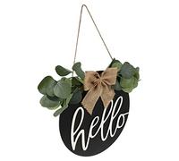 GRIRIW Numéro De Maison Jour Rayon De Miel Tige Décoration en Dentelle Interchangeable Support à Saké Soucoupe Film Ensemble Carillons Réflecteurs Étiqueter Chaud sans Fil Black Plastique