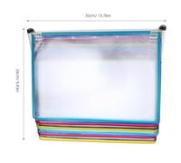 GRIRIW Organisateur Mural pour Dossiers avec Pochettes Transparentes Support Mural Fer et PVC pour Affichage de Brochures et Documents Rangement Polyvalent pour Bureau École ou Centre de