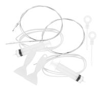 GRIRIW Outil Réutilisable Tuyau en Plastique Blanc pour Conduite D'eau de Réfrigérateur Kit de Nettoyage et Dragage 2 Sets pour Congélateur et Frigo Connecté