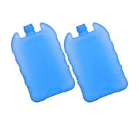 GRIRIW Pack de Glace Réutilisable et Design Compact en PE Bleu 2 Pièces Refroidissement pour Lunch Box et Activités de Plein Air